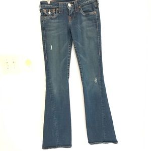 True Religion denim boot cut jeans size 26.